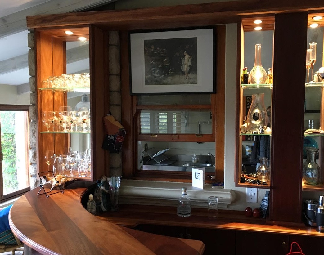 Bar installation by W0RX Carpentry and Construction