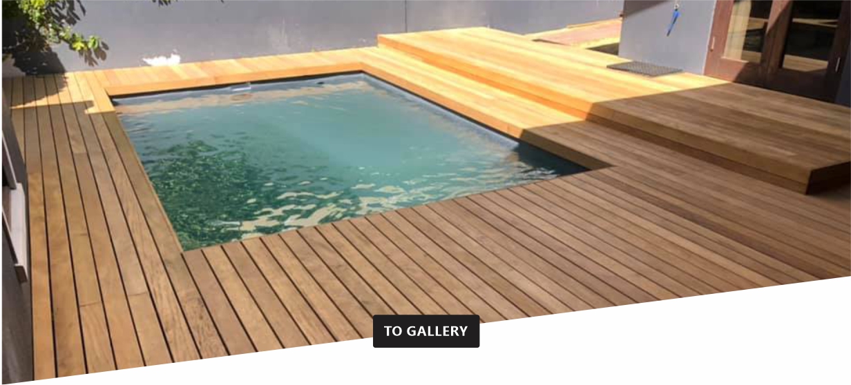 Wooden Pool Deck. W0RX Carpentry and Construction